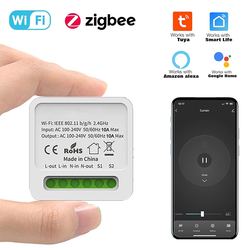 Home Automation Diy - Tuya 16A Mini Wifi Smart Switch