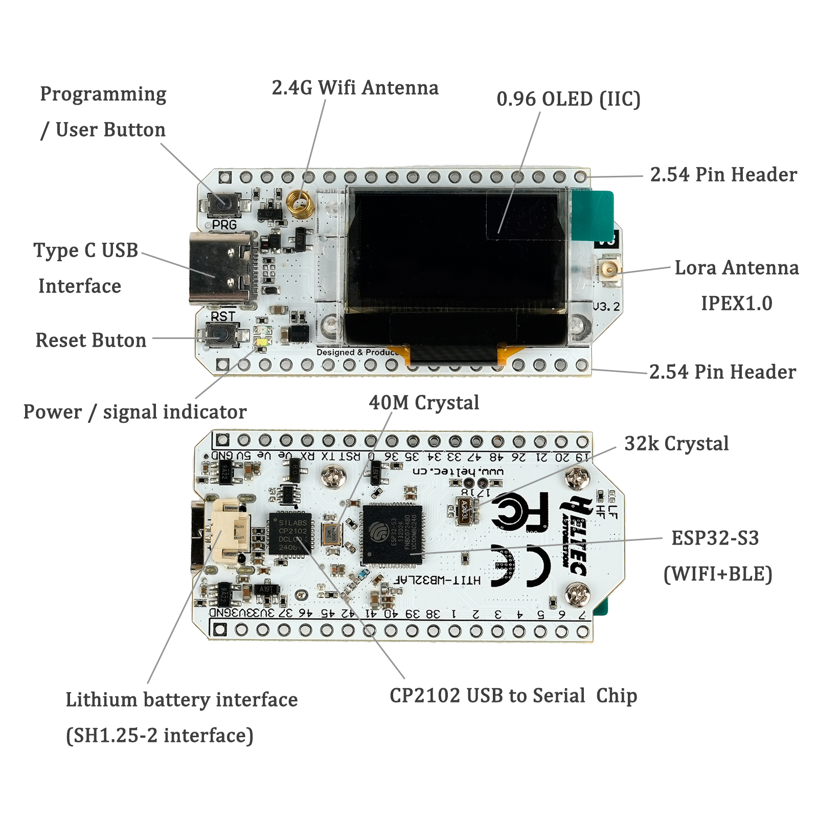 2Sets LoRa32 V3 868MHz 915MHz  - Home Automation With Arduino avaliação e preço