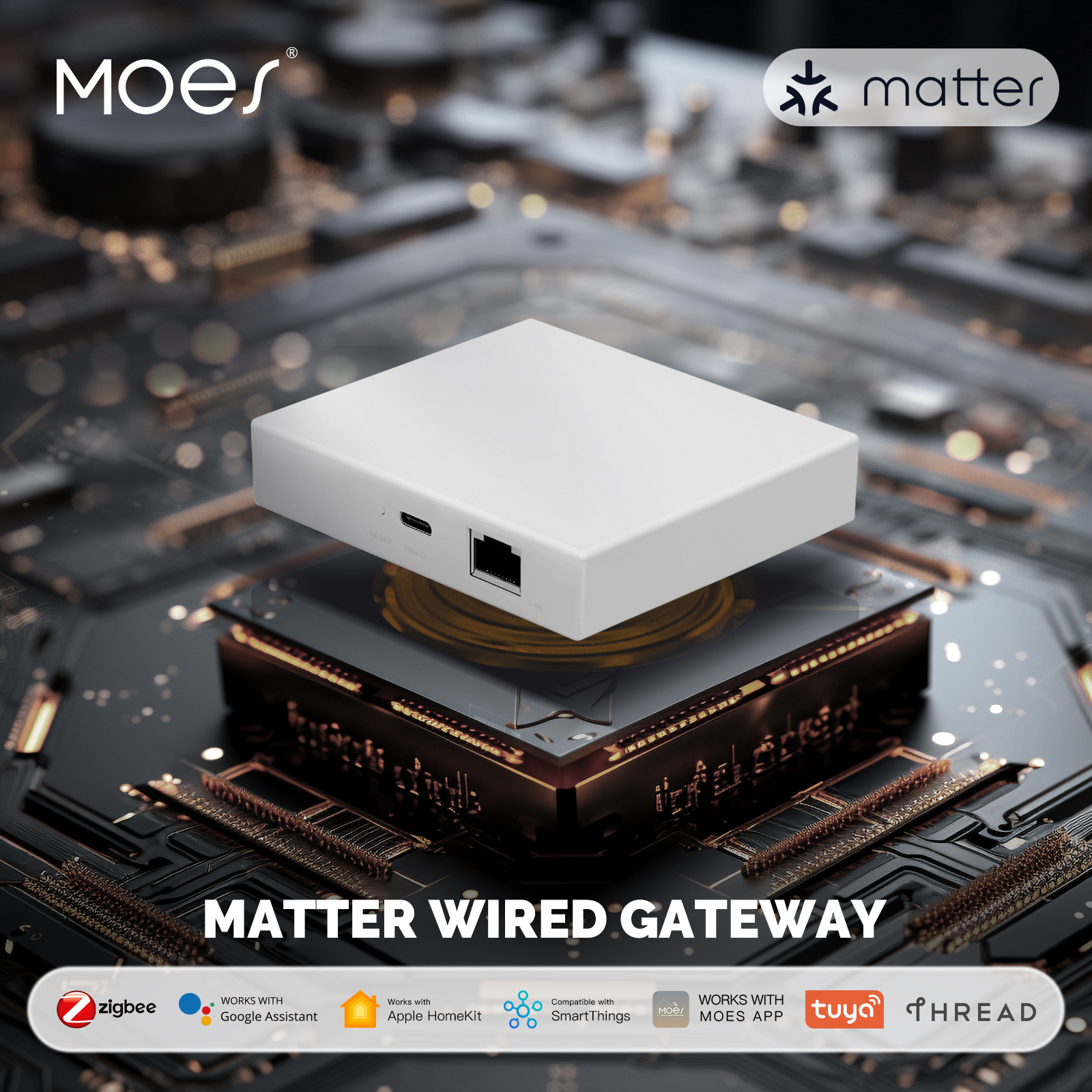 MOES Tuya Zigbee Matter Thread - Matter Hub Thread avaliação e preço