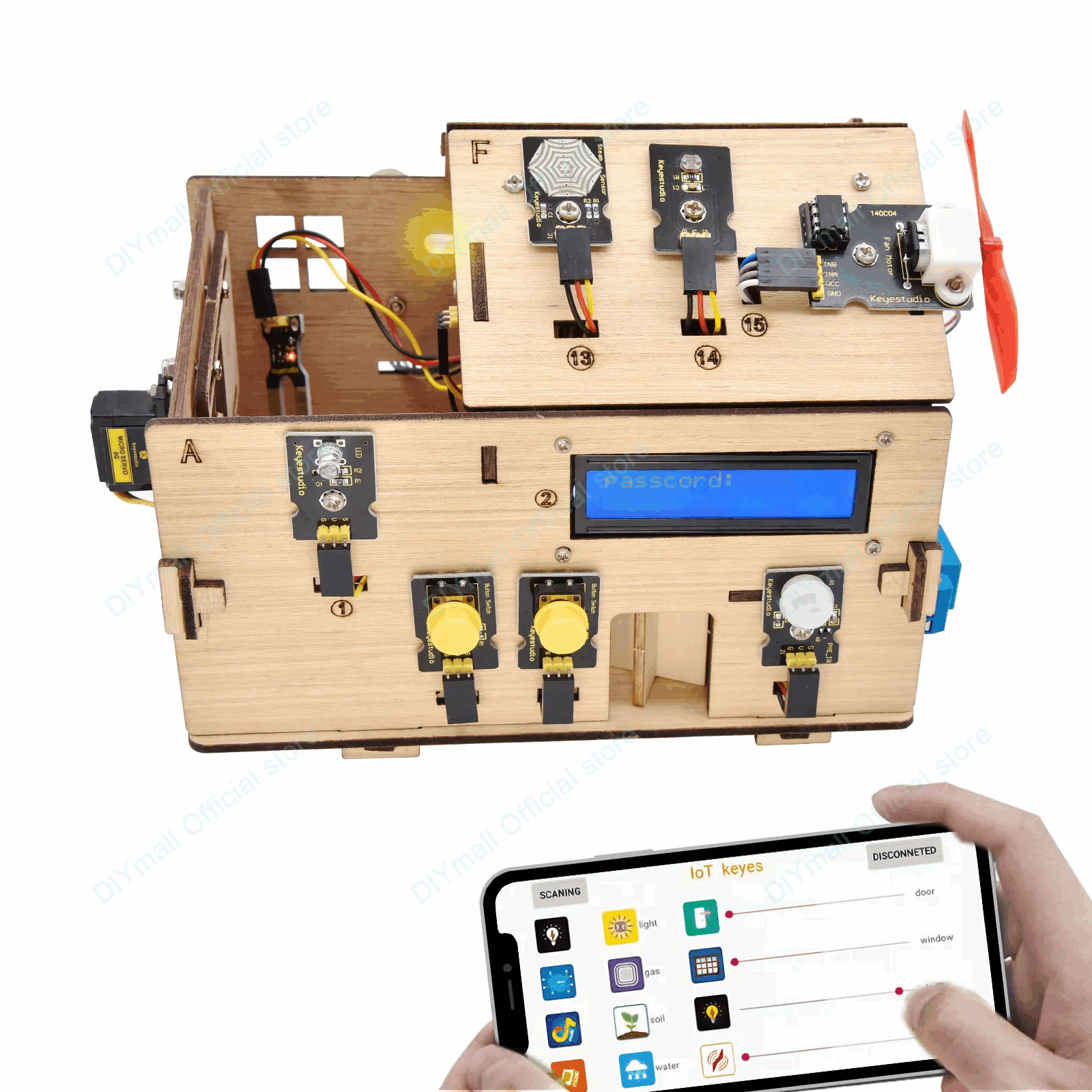 Keyestudio Smart IoT Home Kit  - Home Automation With Arduino avaliação e preço