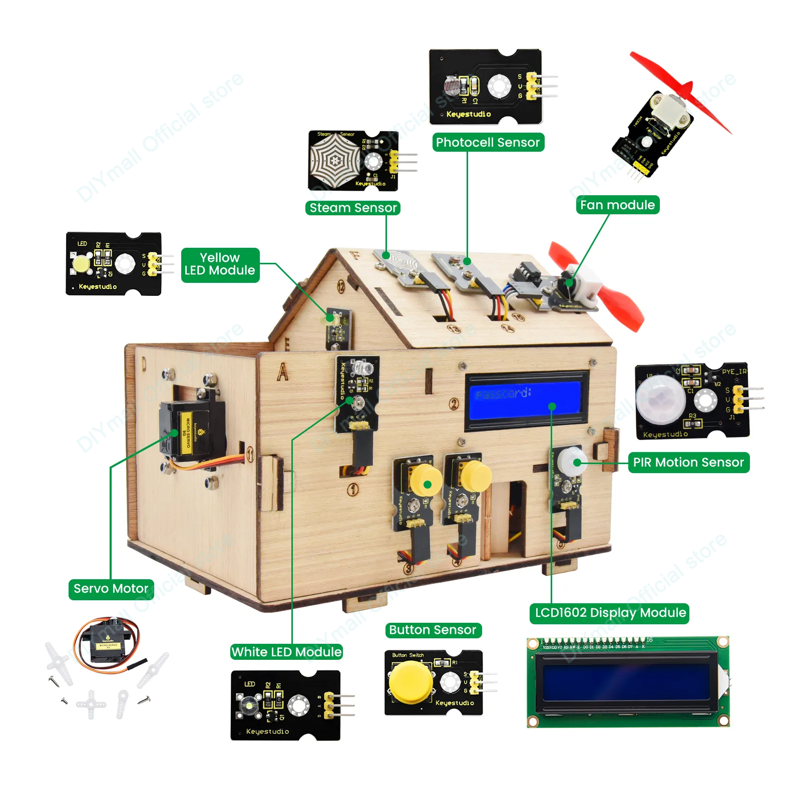 Keyestudio Smart IoT Home Kit  - Home Automation With Arduino avaliação e preço