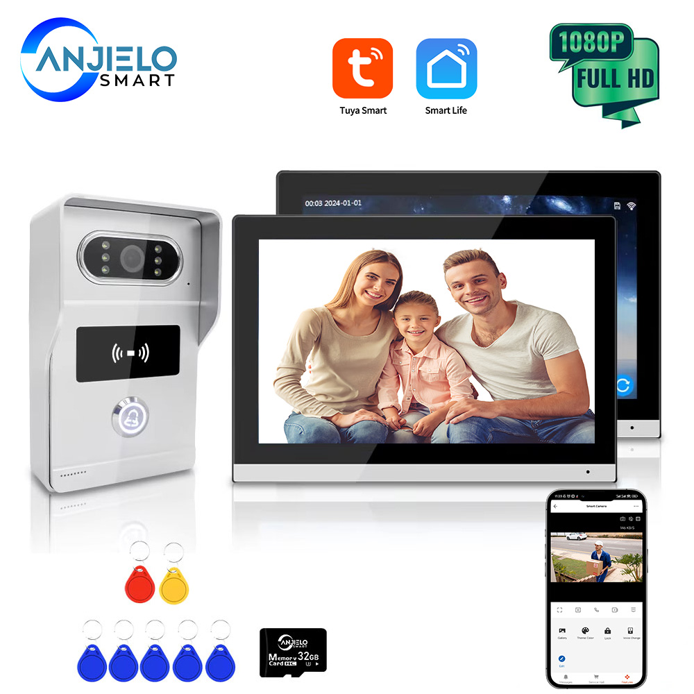 ANJIELO 1080P IP Video Interco - Smart Doorbell Wired avaliação e preço