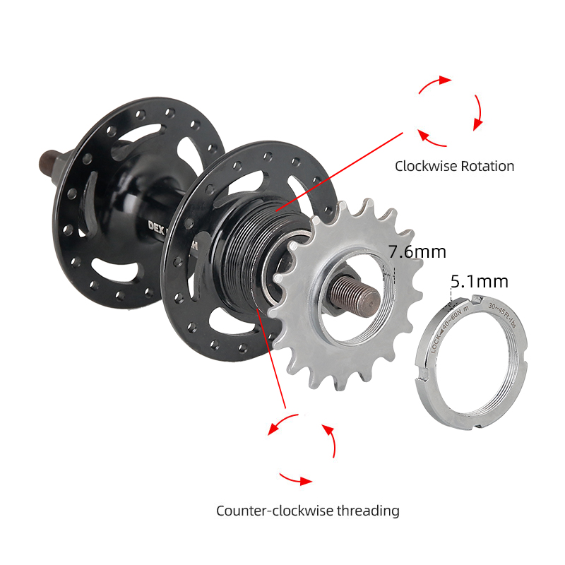 Bicycle Fixed Gear 13T 14T 15T - Matter Hub Thread avaliação e preço