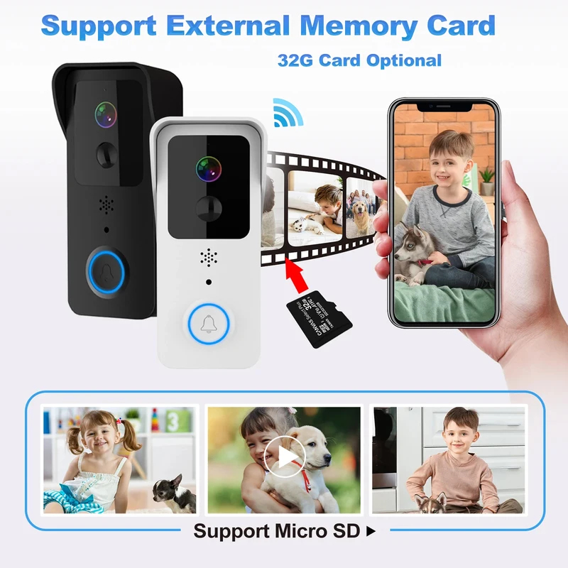 5G/2.4G WiFi Video Doorbell 10 - Smart Doorbell Wired avaliação e preço