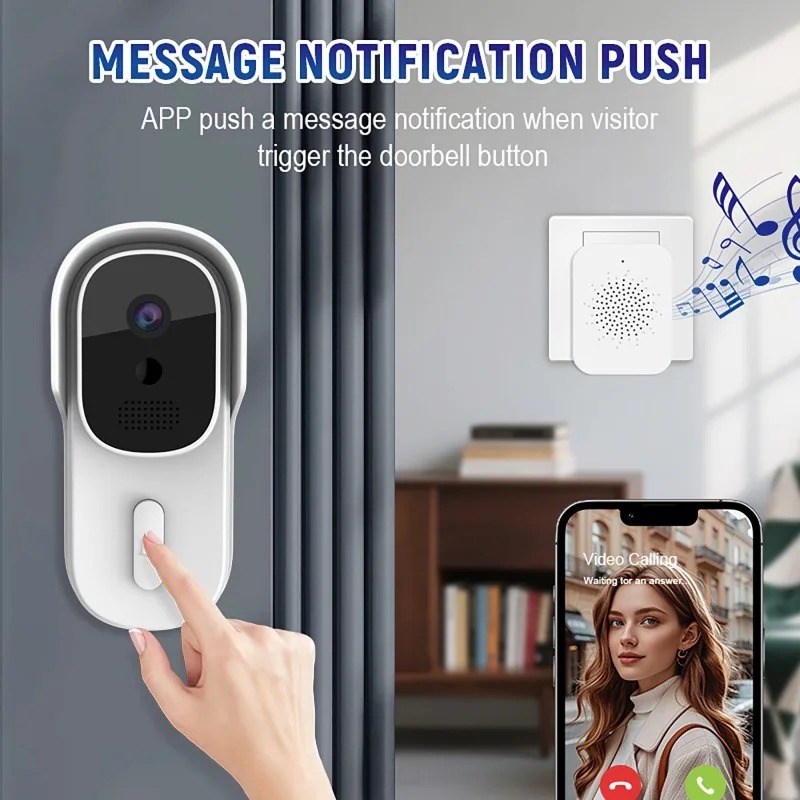 Wide View Tuya Smart Life APP  - Smart Doorbell Wired avaliação e preço