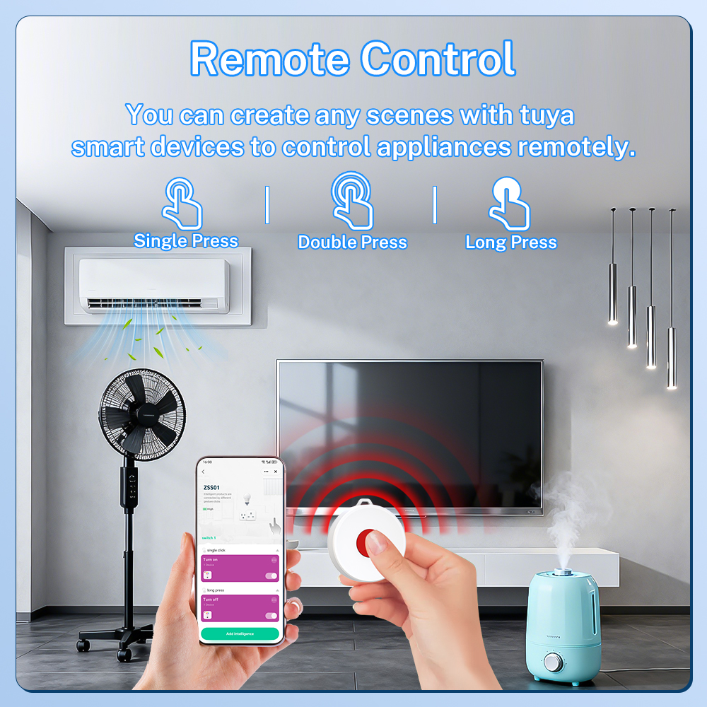 Tuya ZigBee Smart Button IP65  - Diy Automation avaliação e preço