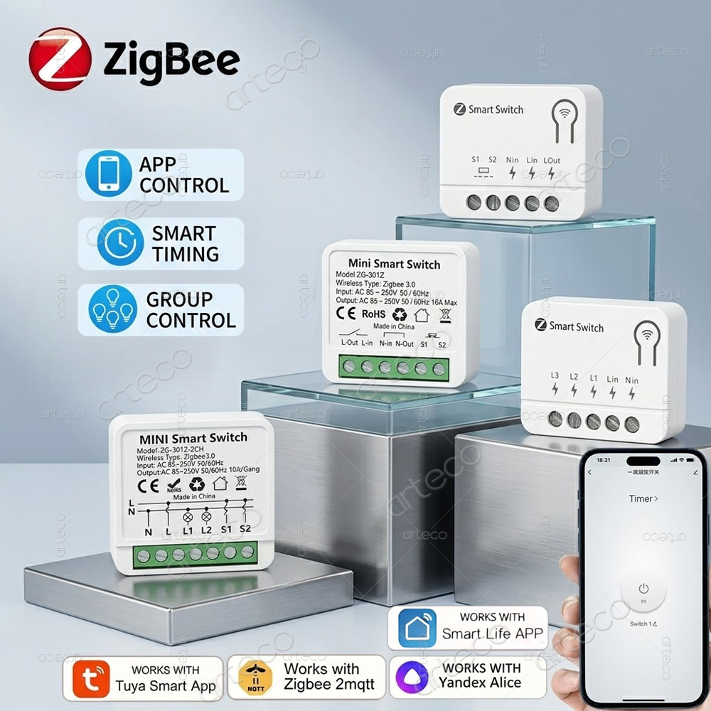 Tuya Zigbee Mini DIY Smart Swi - Home Automation Diy avaliação e preço