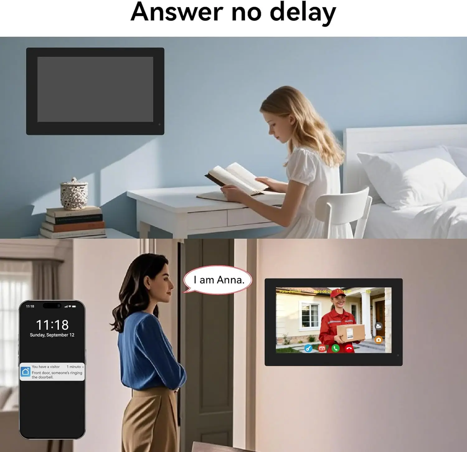 Smart Home Video Intercom Wire - Smart Doorbell Wired avaliação e preço