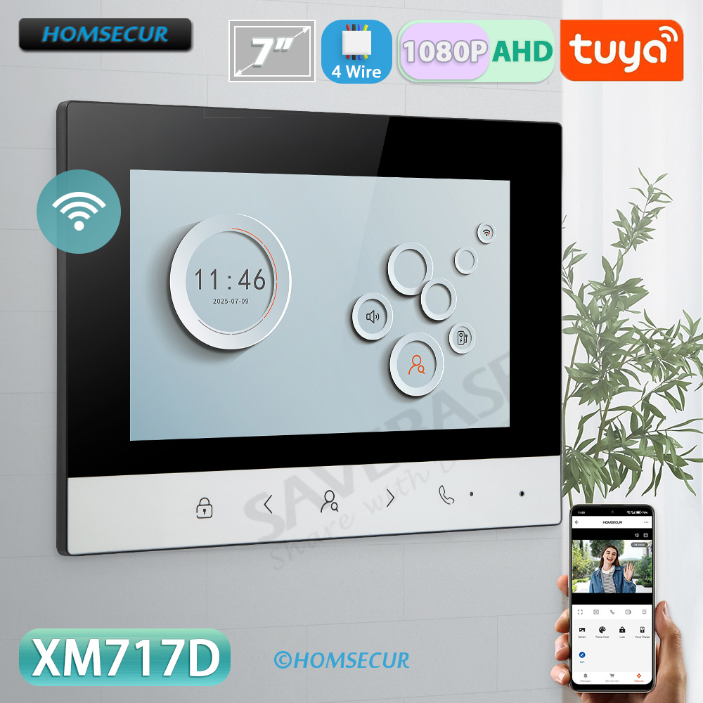 Tuya Smart WIFI Indoor Monitor - Smart Doorbell Wired avaliação e preço