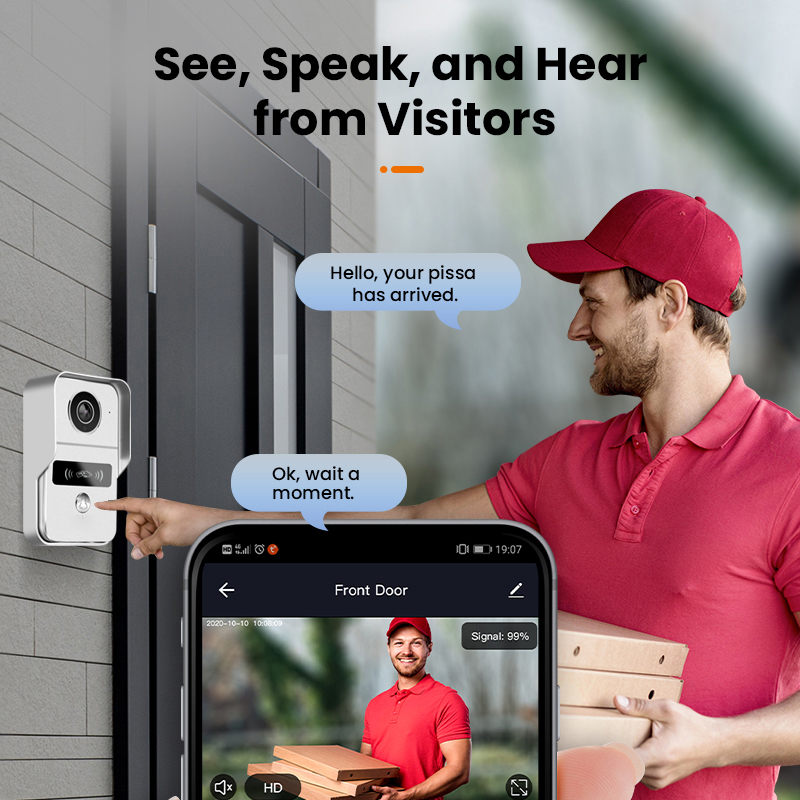 Tuya Smart 1080P Doorbell Came - Smart Doorbell Wired avaliação e preço