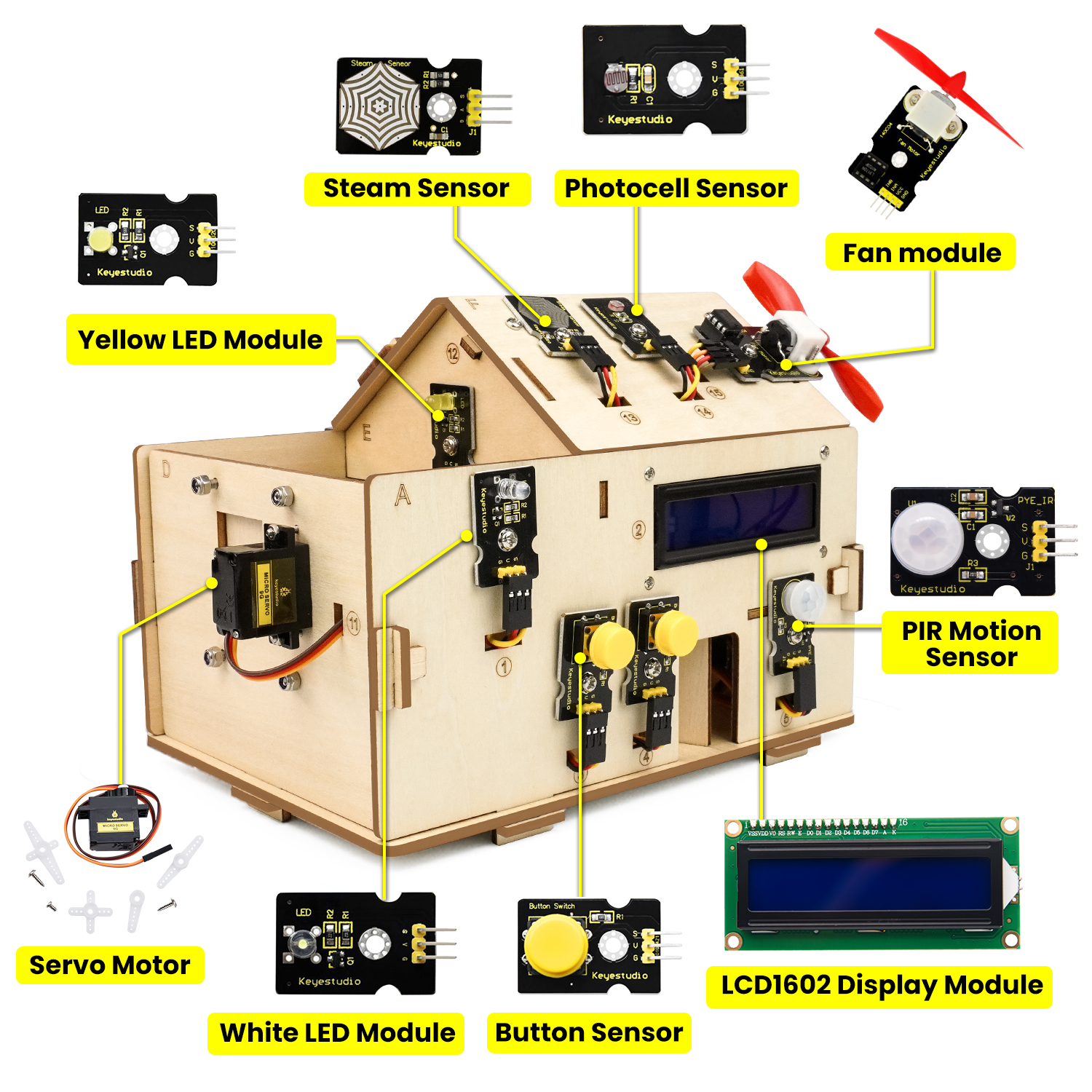 Keyestudio Smart Home IOT Kit  - Home Automation With Arduino avaliação e preço