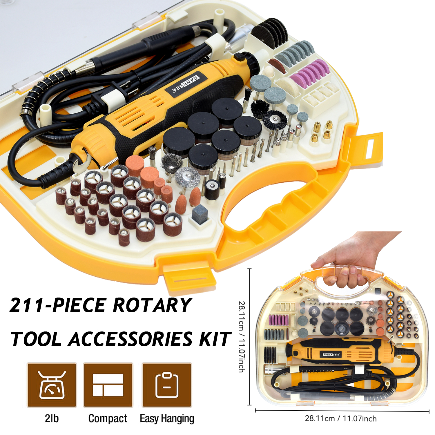 Rotary Tool Kit, Equipped With - Diy Automation avaliação e preço