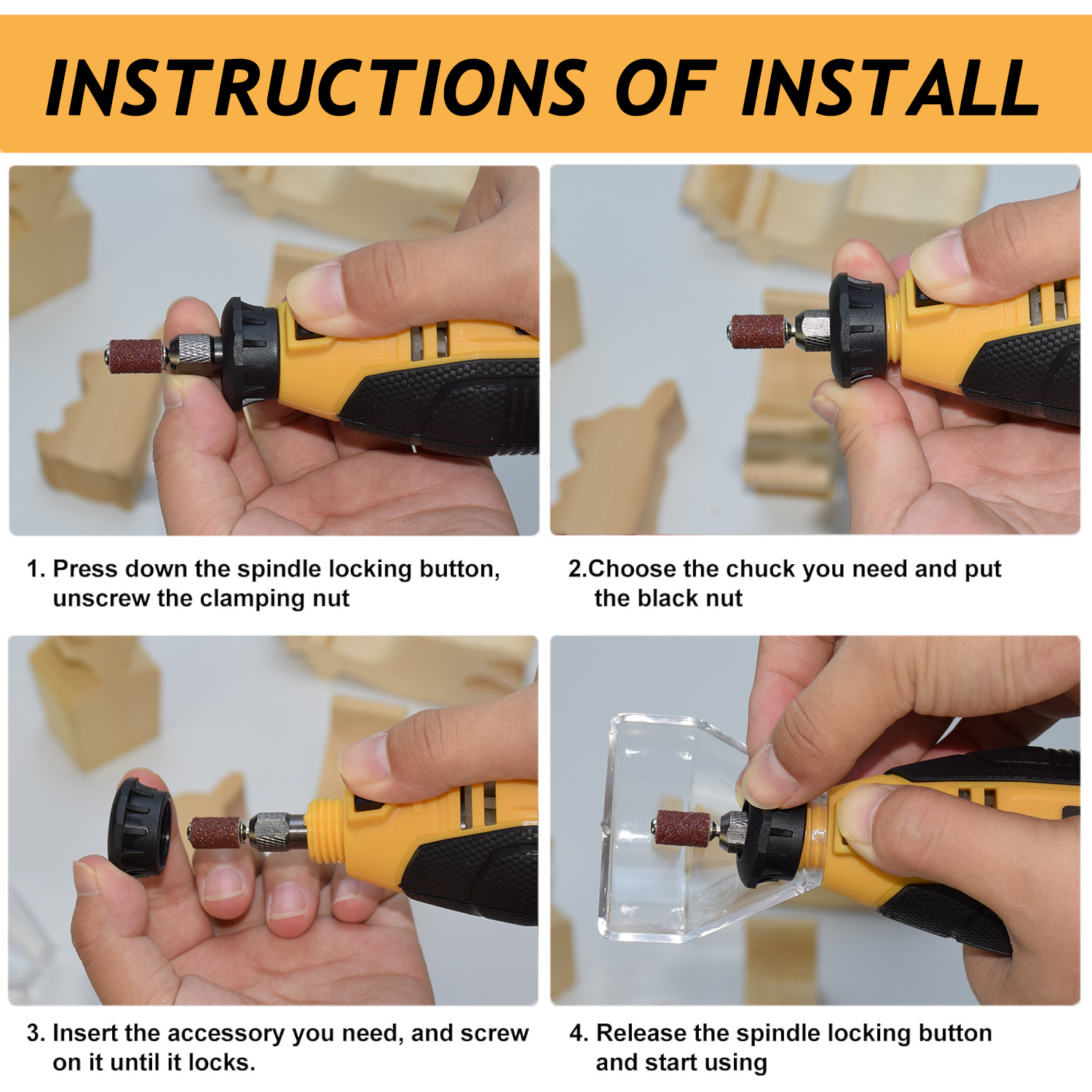 Rotary Tool Kit, Equipped With - Diy Automation avaliação e preço