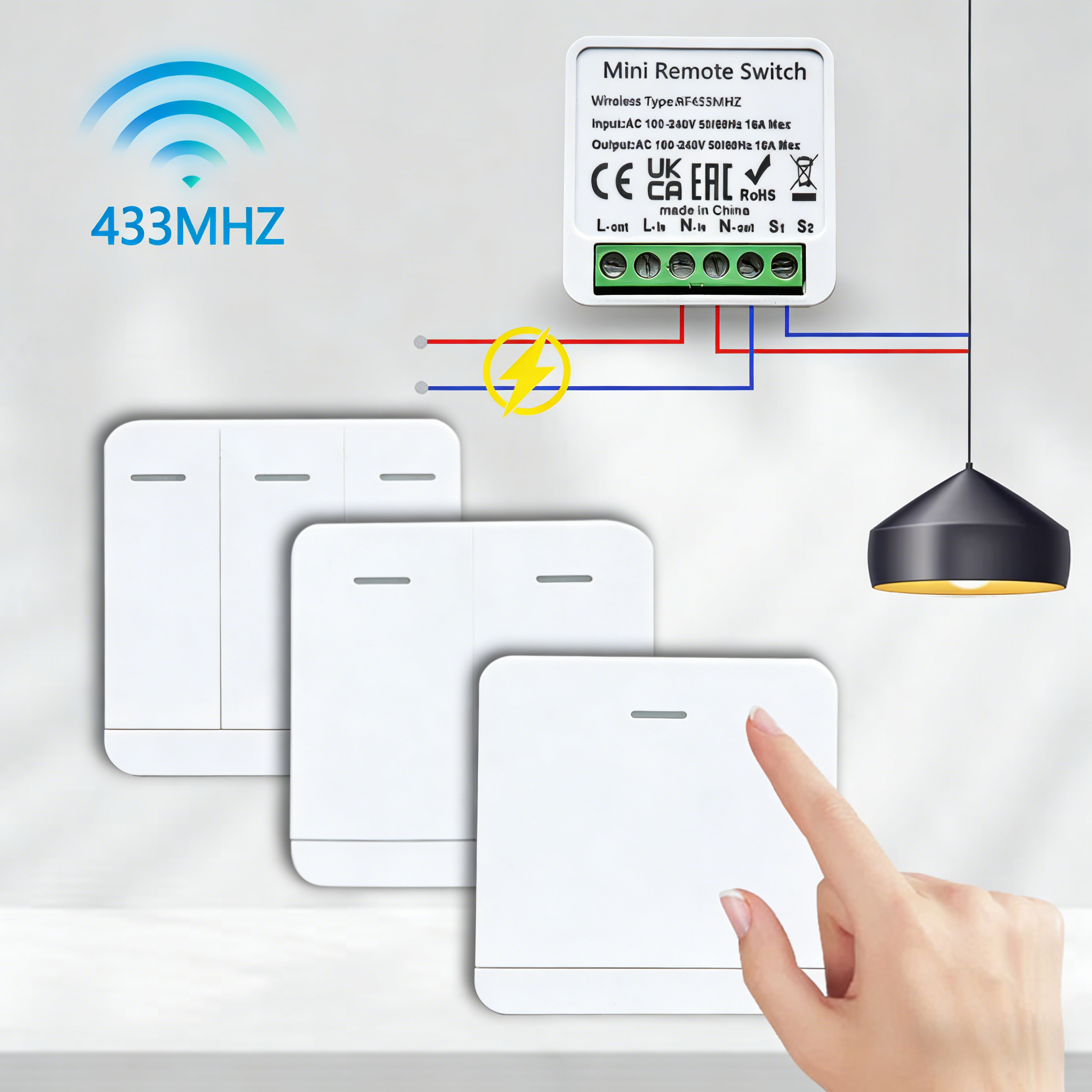 RF 433MHz Smart DIY Wireless S - Diy Home Automation System avaliação e preço