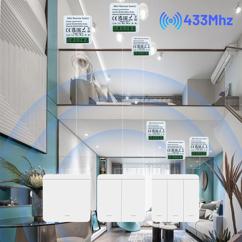 RF 433MHz Smart DIY Wireless S - Diy Home Automation System avaliação e preço
