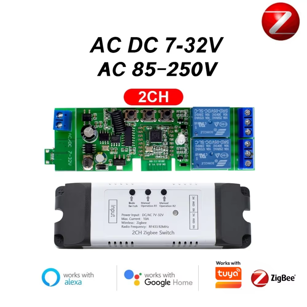 1CH 2CH 4CH 7V 12V 24V 220V Zi - Home Automation Diy avaliação e preço