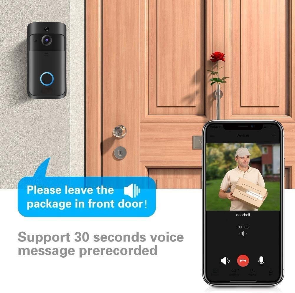 Video Doorbell Camera HD WiFi  - Smart Doorbell Wired avaliação e preço