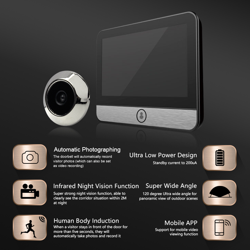 Smart tuya APP security protec - Smart Doorbell Wired avaliação e preço
