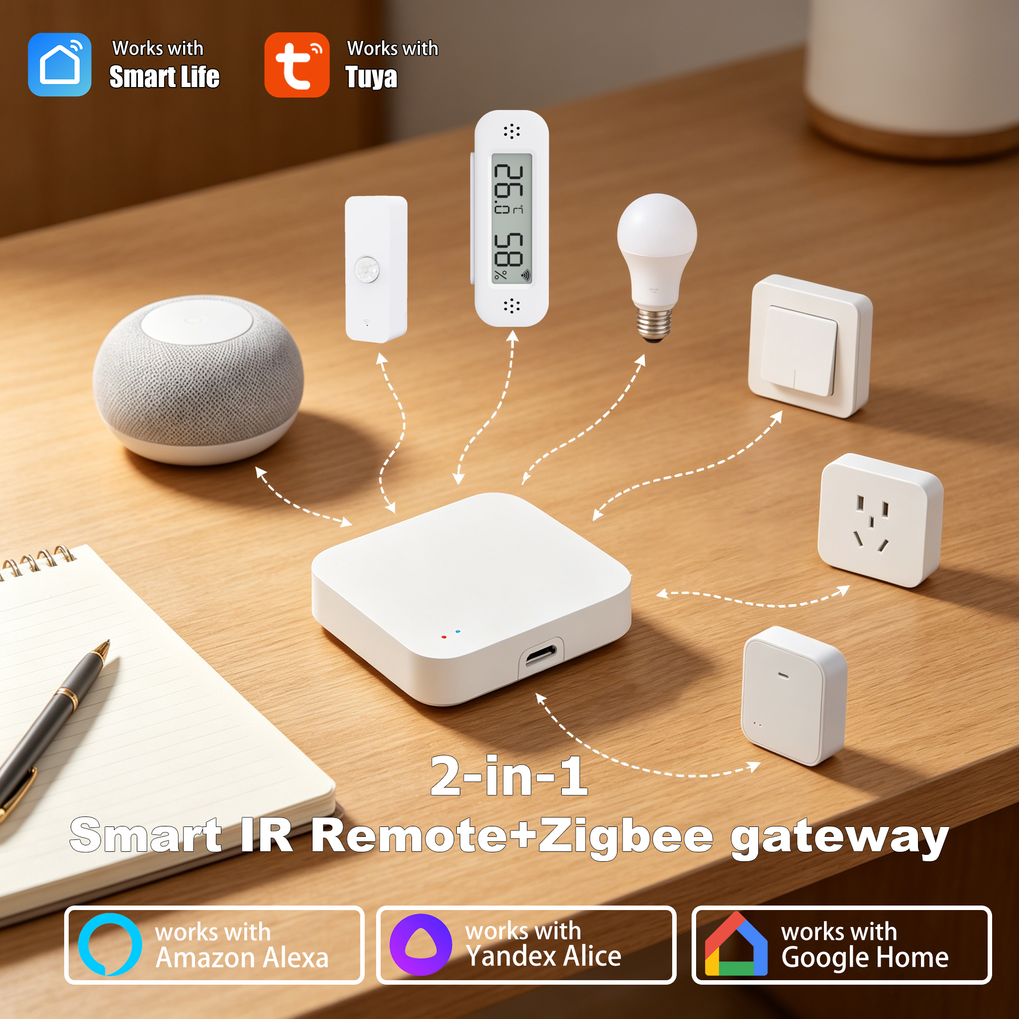 Tuya Zigbee 3.0 Gateway IR Rem - Matter Hub Thread avaliação e preço