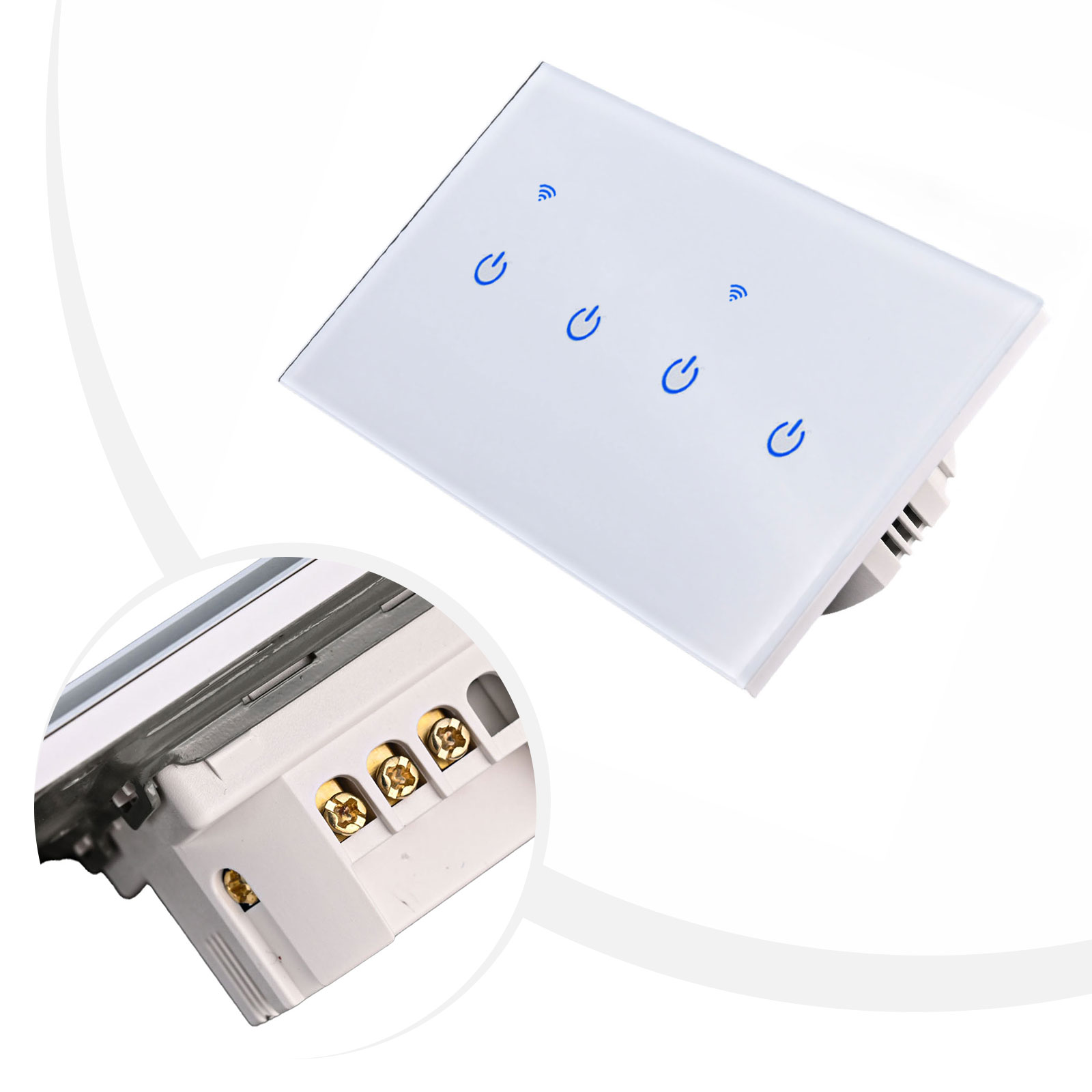 A For For Smart touch switch d - Home Automation System Design avaliação e preço