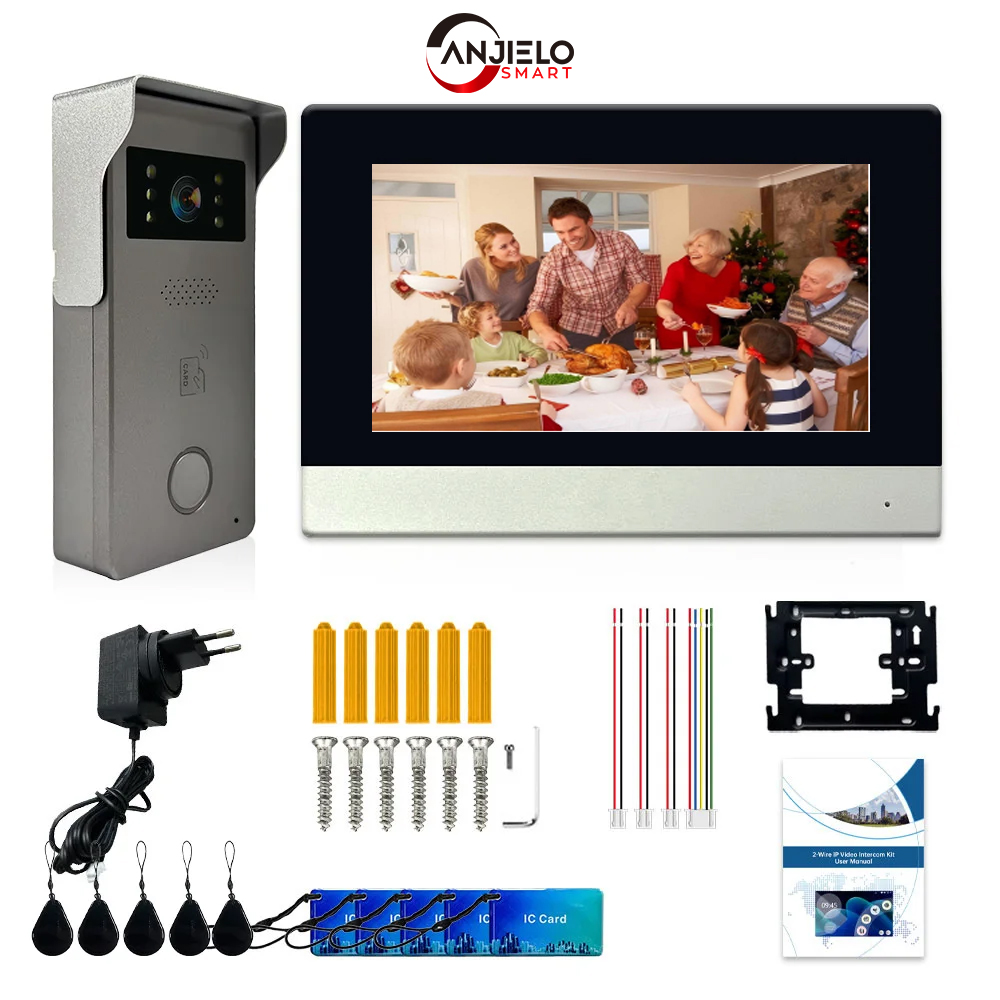 ANJIELO Tuya Smart Video Doorb - Smart Doorbell Wired avaliação e preço